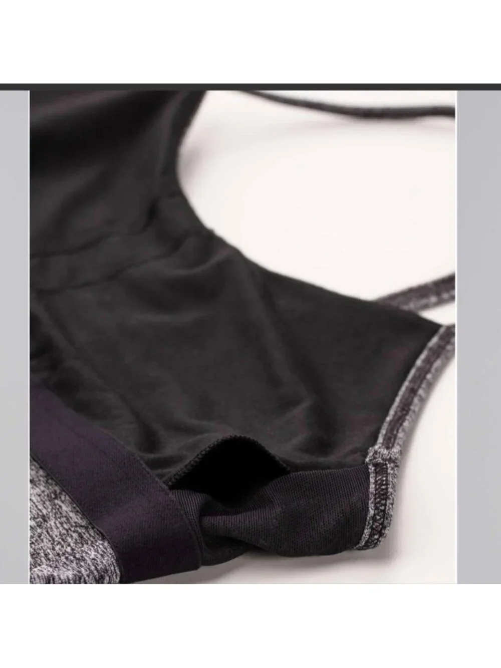 Lululemon Power Pose Tank Heathered Black